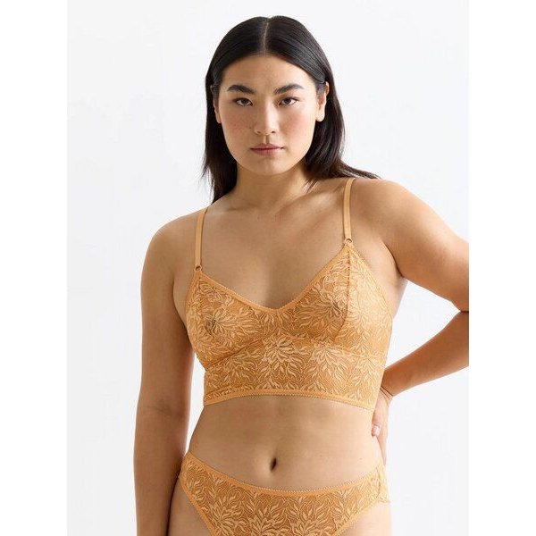 erlich textil Iconic Lace bügelloses Bralette Top mit Spitze, made in Europe
