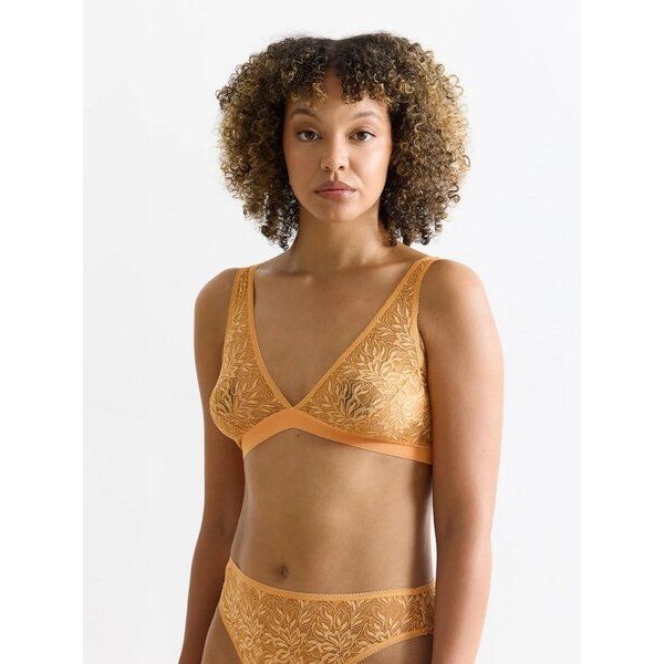 erlich textil Iconic Lace bügelloser Plunge BH mit Spitze, made in Europe
