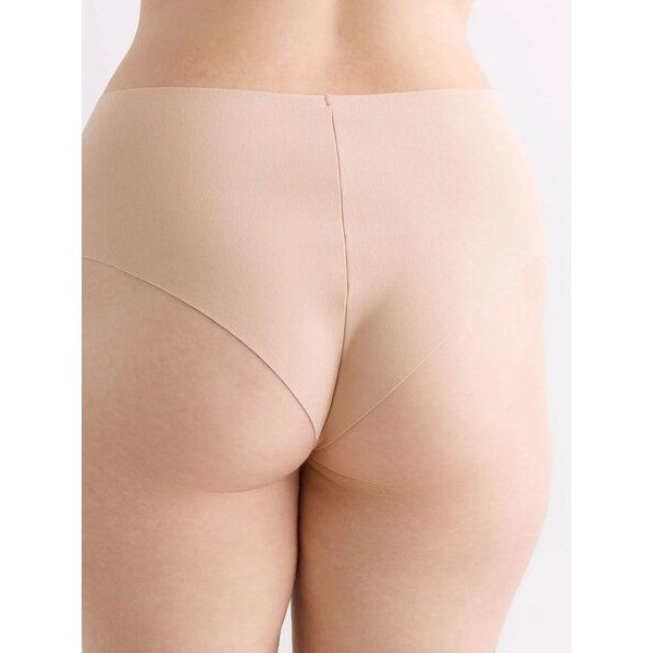 erlich textil Casual Cotton High Waist Brazil String mit 94% Baumwolle (aus kontrolliert biologischem Anbau), made in Europe