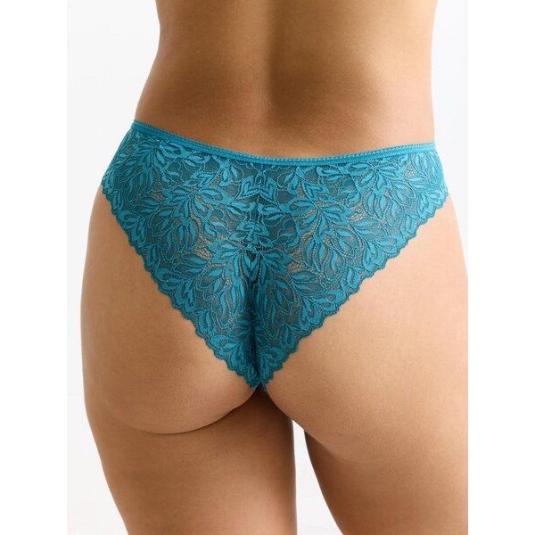 erlich textil Iconic Lace Brazil Slip mit Spitze, made in Europe