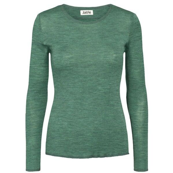 Jalfe Longsleeve Wolle plain melange