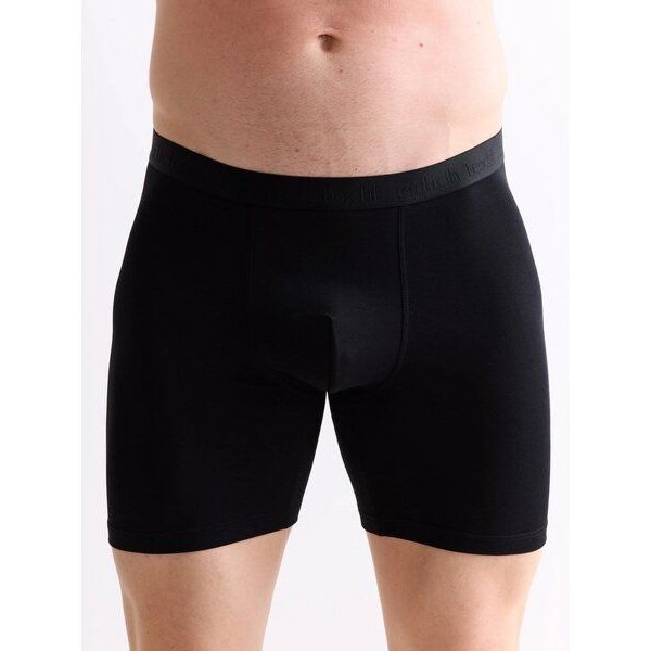 erlich textil Casual Cotton lange Pants, enge lange Boxershorts mit 95% Baumwolle (aus kontrolliert biologischem Anbau), made in Europe