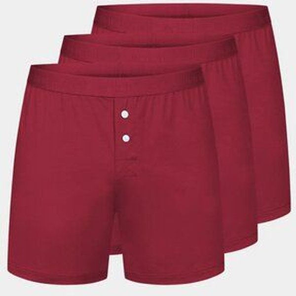 erlich textil Light Touch Boxers im 3er Pack, weite Boxershorts mit weichem Lyocell, made in Europe