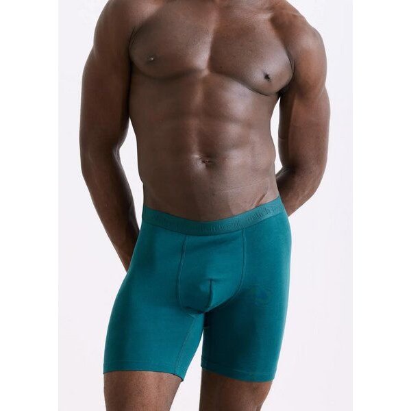 erlich textil Casual Cotton lange Pants, enge lange Boxershorts mit 95% Baumwolle (aus kontrolliert biologischem Anbau), made in Europe