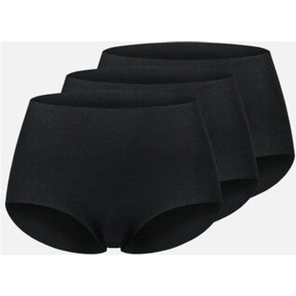 erlich textil Casual Cotton High Waist Slip im 3er Pack mit 94% Baumwolle (aus kontrolliert biologischem Anbau), made in Europe