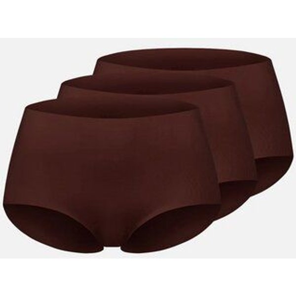 erlich textil Casual Cotton High Waist Slip im 3er Pack mit 94% Baumwolle (aus kontrolliert biologischem Anbau), made in Europe