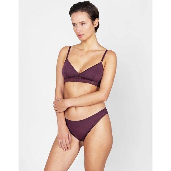 erlich textil Amelie bügelloser BH mit Spitze, made in Europe