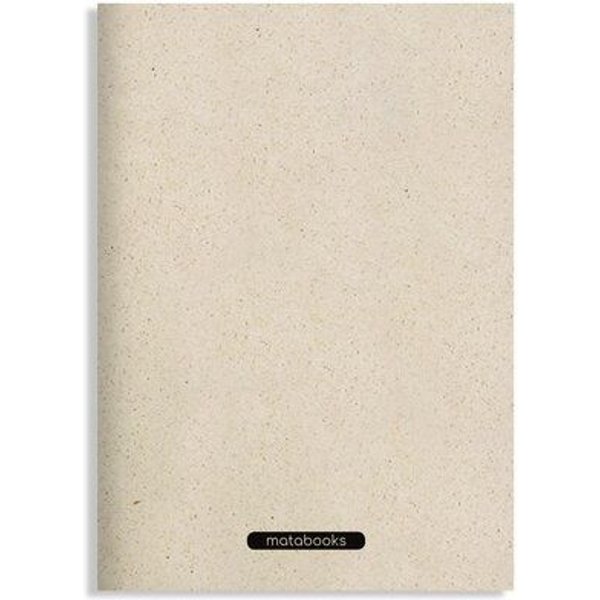 matabooks® Notizheft A5 blanko aus Graspapier – Tara