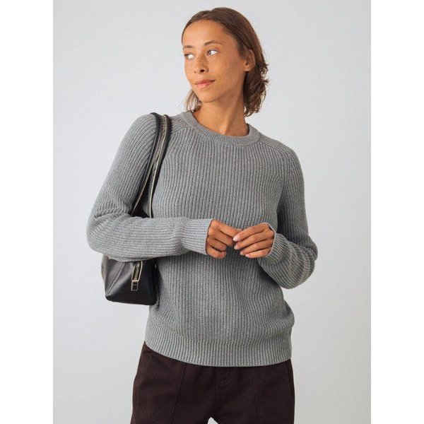 Honest Basics Damen Strickpullover aus 100% Bio-Baumwolle
