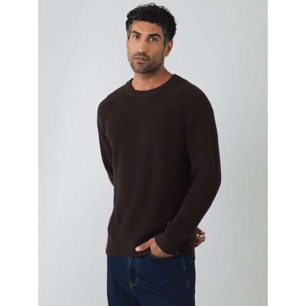 Honest Basics Herren Strickpullover aus 100% Bio-Baumwolle