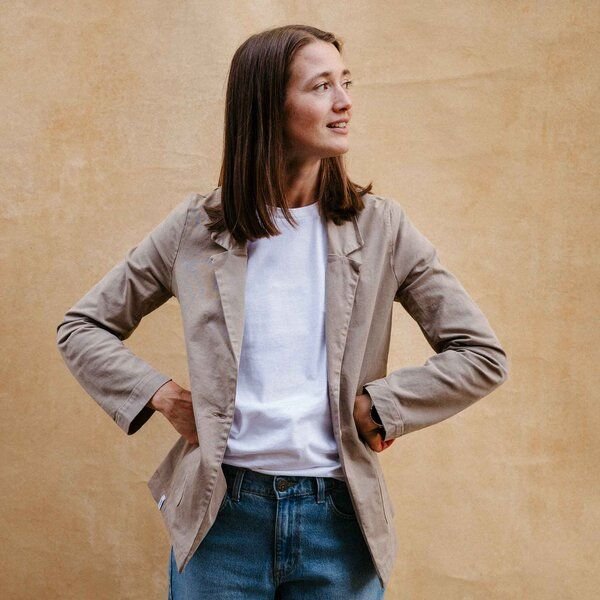 Vresh Clothing Vridolina - Blazer aus Biobaumwoll-Mix
