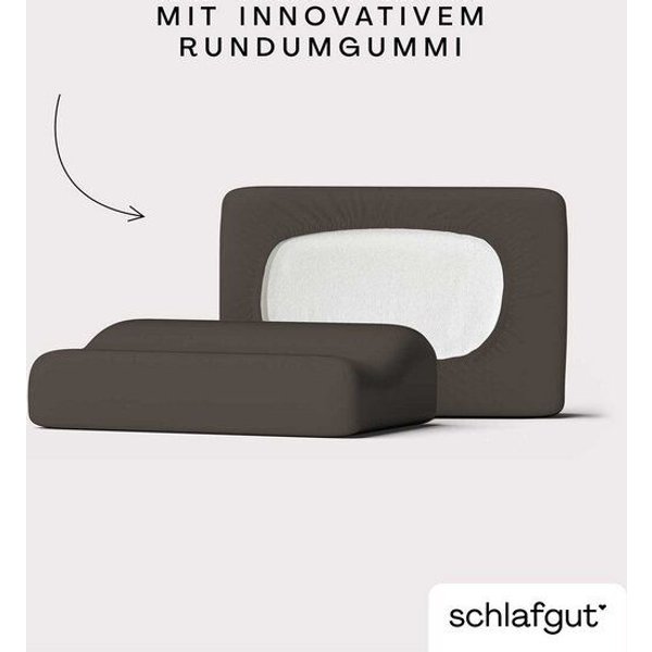 Schlafgut Nacken-/Gesundheitskissenbezug Knitted Jersey flexible - 95% Biobaumwolle, 5% Elasthan - uni