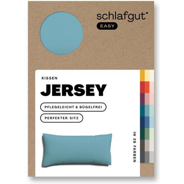 Schlafgut Kissenbezug Easy Jersey Baumwolle - uni