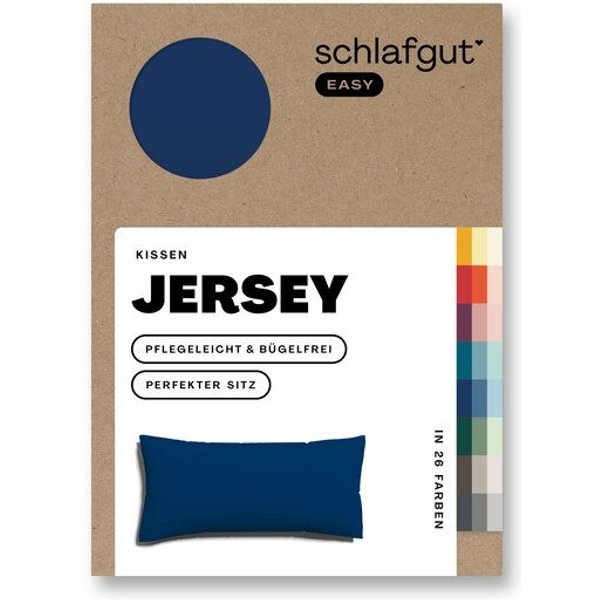 Schlafgut Kissenbezug Easy Jersey Baumwolle - uni