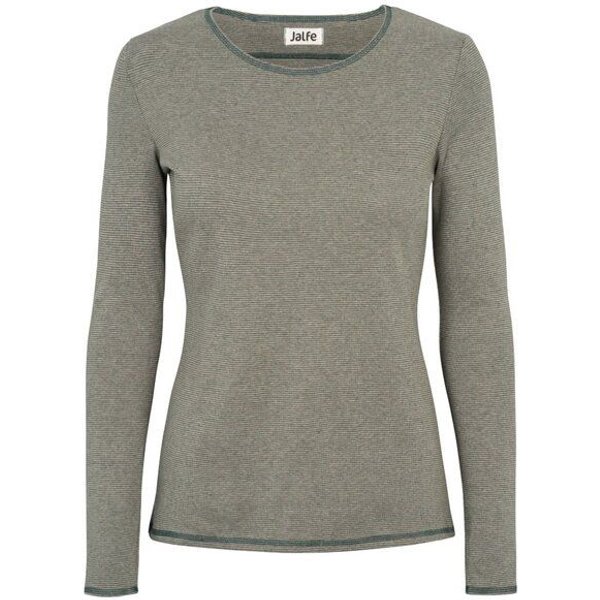 Langarmshirt Baumwolle fein geringelt von Jalfe