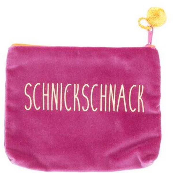 Frau Heidelberg Samt Kosmetiktasche
