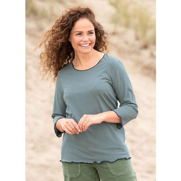 Heidekönigin 3/4-Arm Shirt Ringel