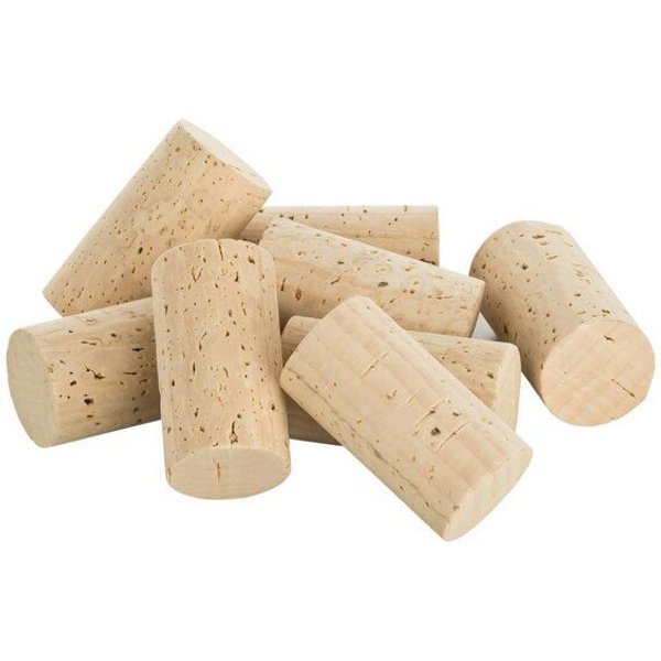 Kork-Deko 100 sterile Weinkorken | Naturkork Qualitätsstufe: "super" | 45 x 24 mm
