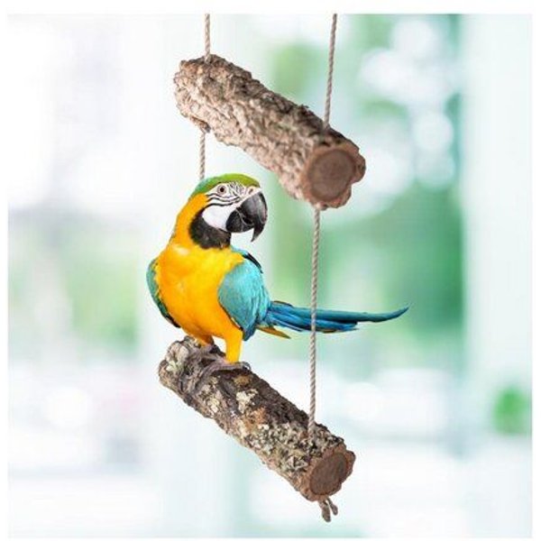 Kork-Deko Vogel-Schaukel Sitzstangen aus Naturkork-Ästen 80 cm