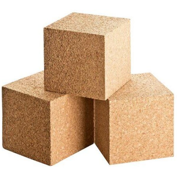 Kork-Deko Korkwürfel aus Presskork – ideal zum Basteln und den Modellbau