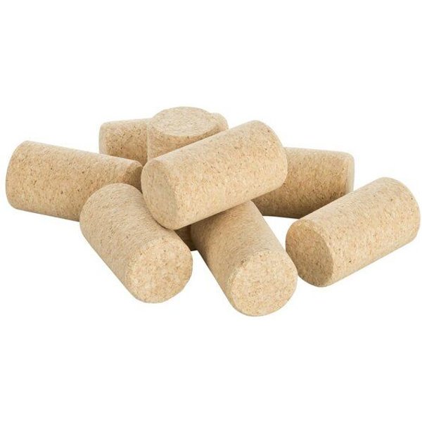 Kork-Deko 100 sterile Weinkorken | Presskorken | 45 x 24 mm