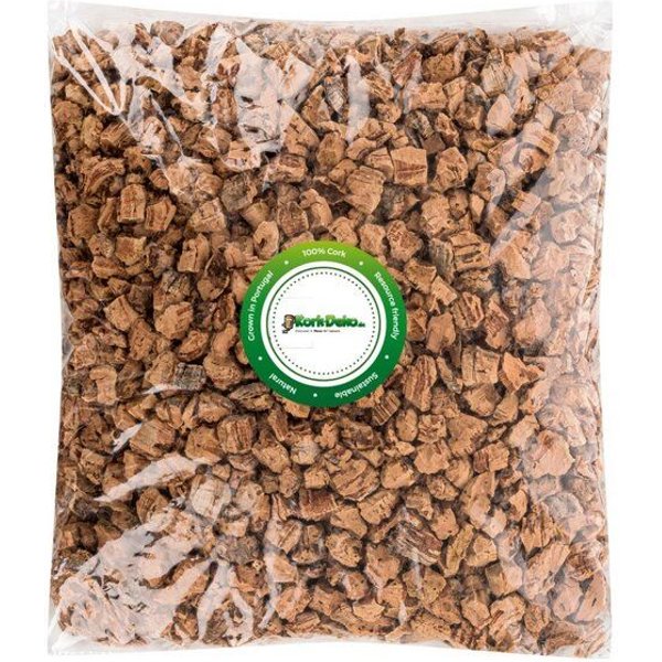 Kork-Deko 10 Liter Korkgranulat, sehr grob (10-30 mm) (frischer Korkbruch)