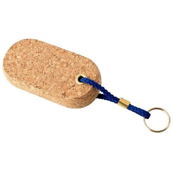 Kork-Deko Boots-Schlüsselanhänger „oval“ aus Kork (schwimmfähig)
