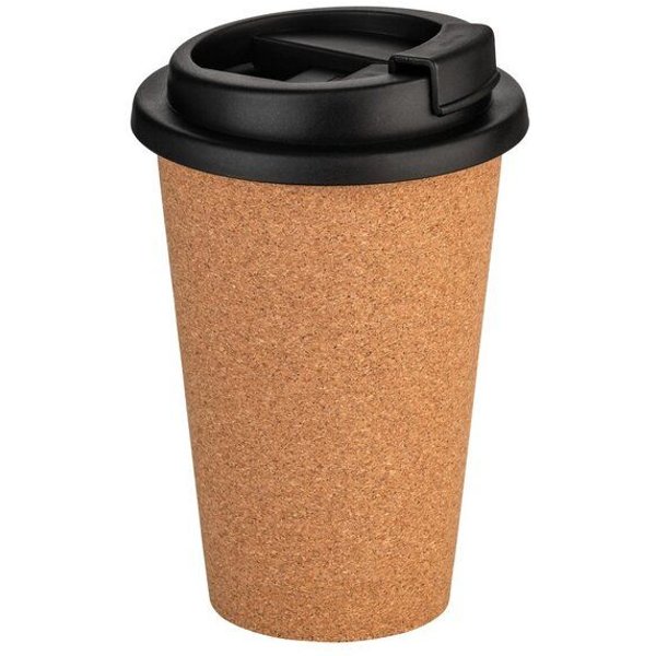Kork-Deko Coffee To Go Becher aus Kork, 350ml