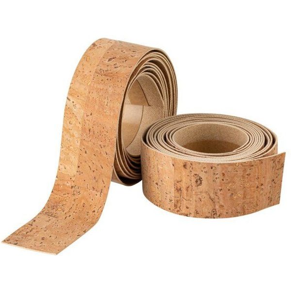 Kork-Deko Kork Lenkerband für Fahrrad & Rennrad | rutschfestes Handlebar Tape 2er Set