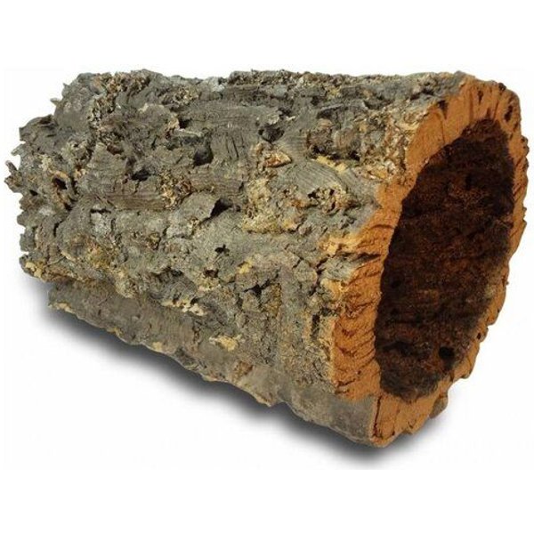 Kork-Deko Kork Röhre: Naturkork Rinde, Nager Vögel | gereinigt | 30 cm lang, extra dick