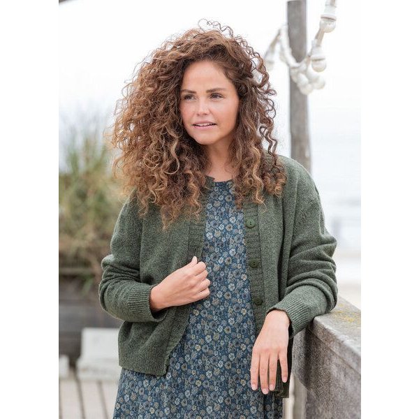 Heidekönigin Strickjacke MELIERT