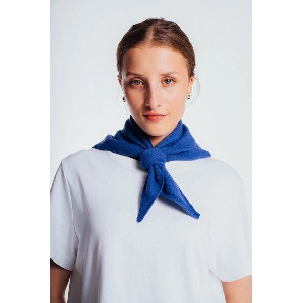Kopyto BIRUANG Bandana Halstuch 100% Merinowolle RWS-Zertifiziert Ökologisch Unifarben
