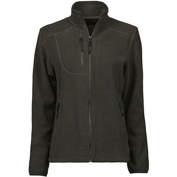 TeeJays Übergangsjacke Outdoor Fleecejacke Damen bis Gr. 3XL Trail Fleece Jacket Recyceltes Polyester