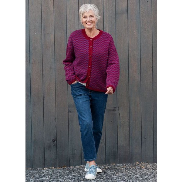 Heidekönigin Strickjacke RONJA - GOTS