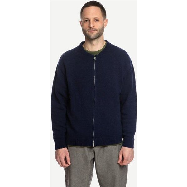 Matona Strickjacke | Wool Zip Cardigan | aus Wolle und Baumwolle | GOTS-zertifiziert