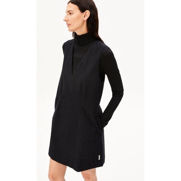 ARMEDANGELS HERRINGBONE PINAAFO Damen Kleid aus Bio-Baumwoll Mix
