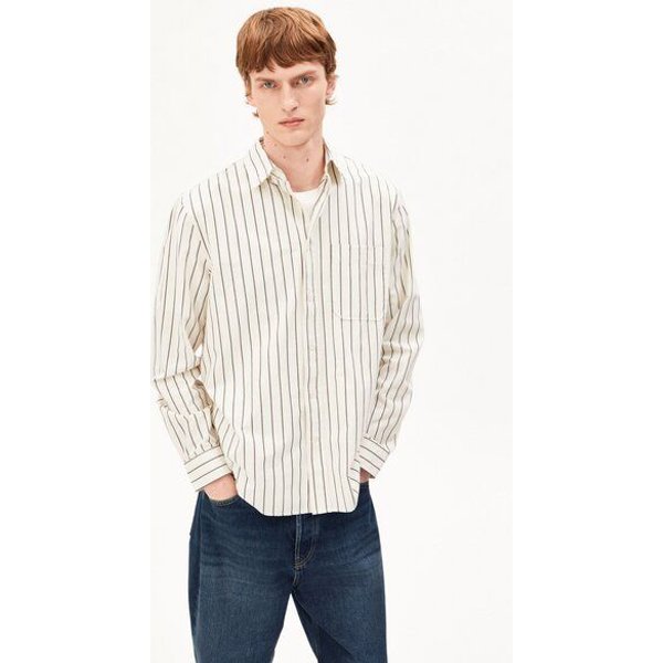 ARMEDANGELS STRIPED Herren Hemd aus 100% Bio-Baumwolle