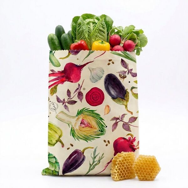 little bee fresh Bienenwachs-Beutel & Brotbeutel L | 25 × 32 cm