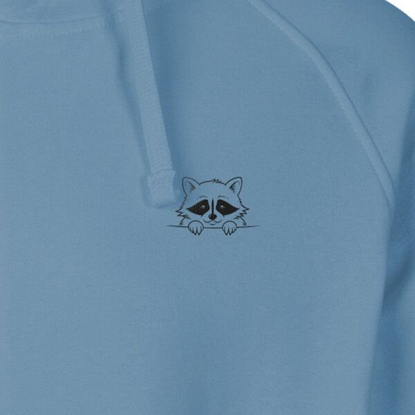 HANDGEDRUCKT "Flauschspion" Männer Zip Hoody Neutral