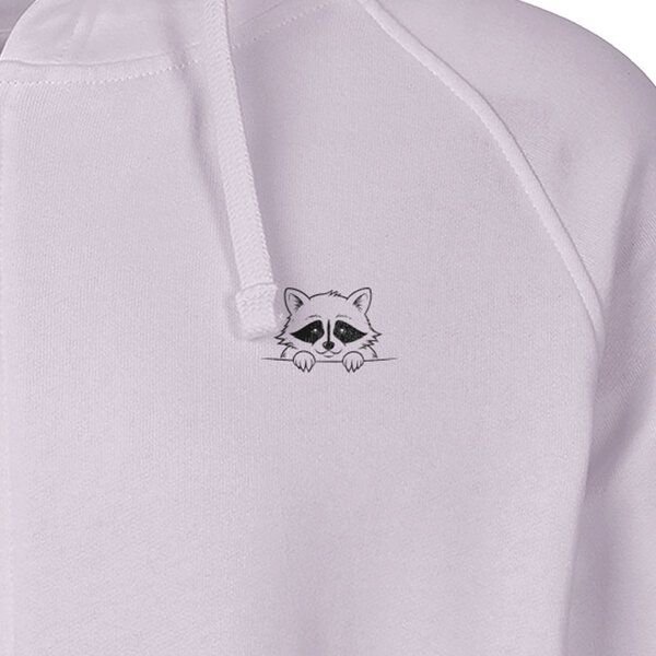 HANDGEDRUCKT "Flauschspion" Männer Zip Hoody Neutral