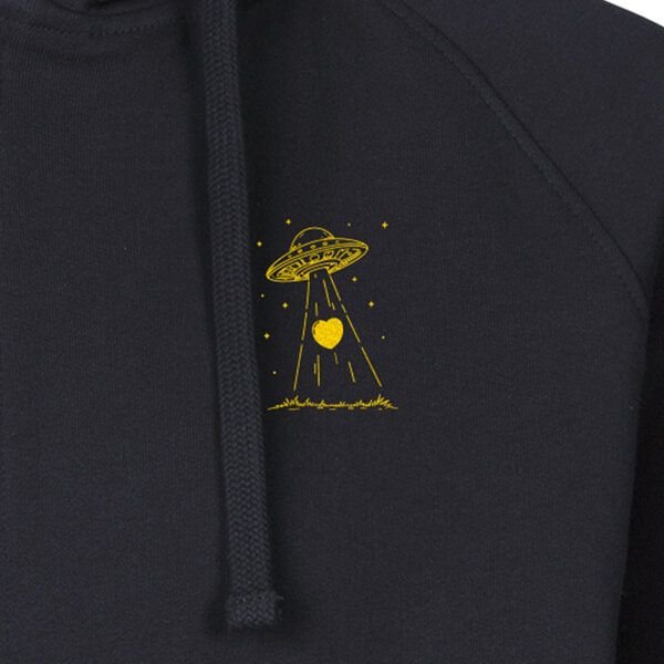 HANDGEDRUCKT "Beam it up" Männer Zip Hoody Neutral