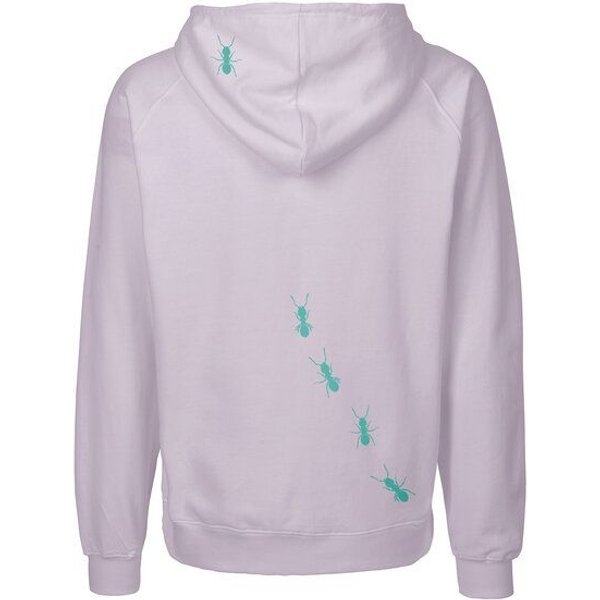 HANDGEDRUCKT "Ameisen" Männer Zip Hoody Neutral