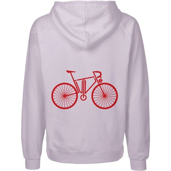 HANDGEDRUCKT "FutureBike" Männer Zip Hoody Neutral