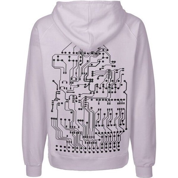 HANDGEDRUCKT "Vernetzt" Männer Zip Hoody Neutral