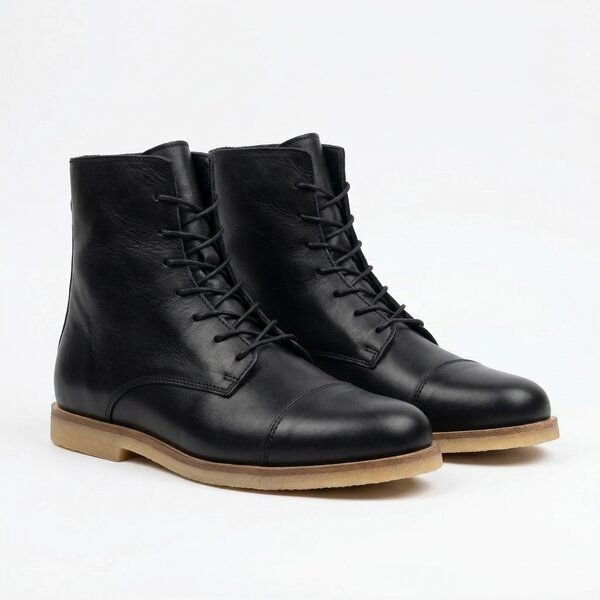 SORBAS '89v vegane Boots in Schwarz