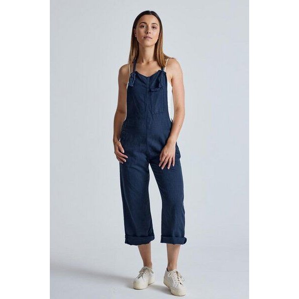 Flax and Loom Leinen Latzhose Mary Lou