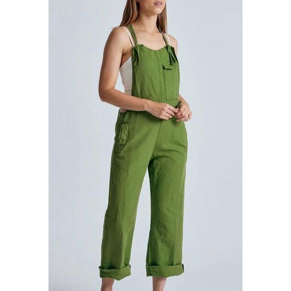 Flax and Loom Leinen Latzhose Mary Lou