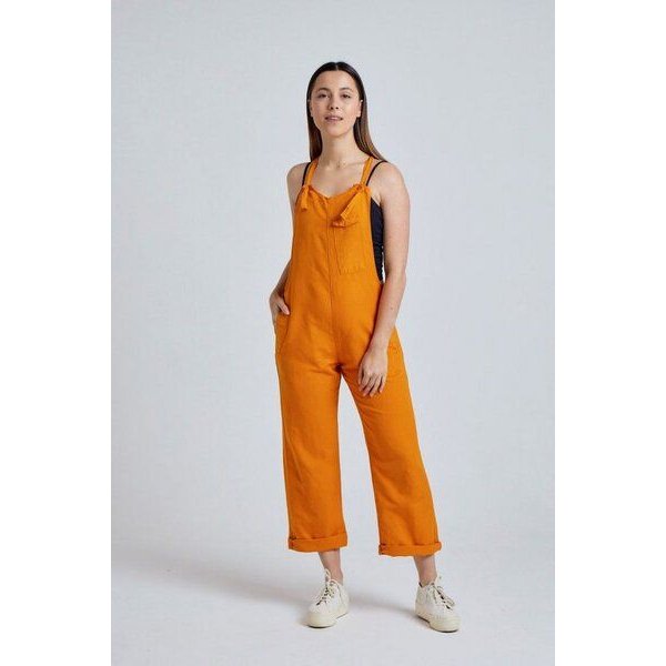 Flax and Loom Leinen Latzhose Mary Lou