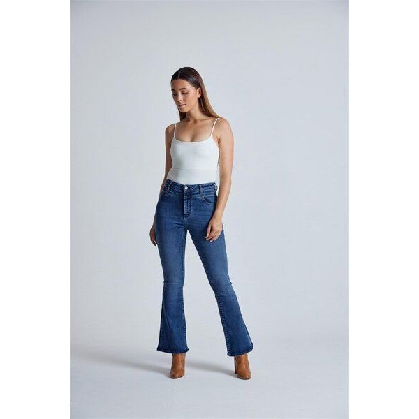 Flax and Loom Schlaghose Skinny Fit Modell: Mavis