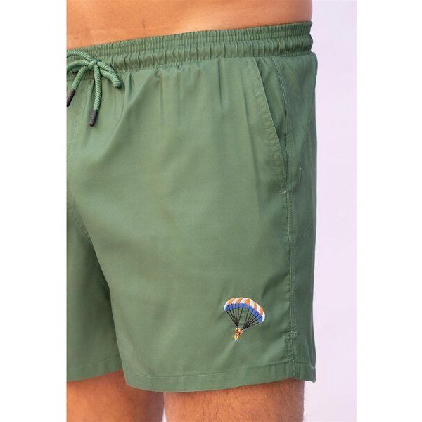 Narwal Badehose mit Stick-Motiv